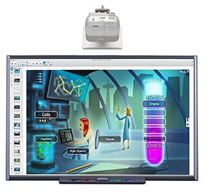 ImagingMart Interactive Whiteboard with Projector Bundle for Classroom/Office Professionals