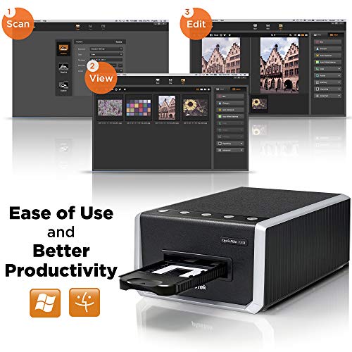 Plustek OpticFilm 135i - 35mm Film & Slide Scanner, 7200 dpi, Batch Conversion