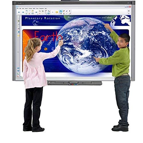 Classroom Interactive whiteboard and Projector for Interactive Presentation (Smart UF70W Projector and SB680 (77” Smart Board))