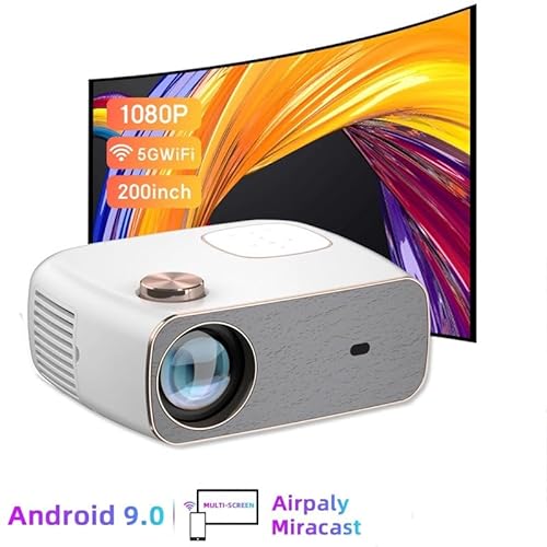 BAILAI Projector Android 280 ANSI Built-in Speaker 1920*1080P 1+8G LED Outdoor Home Portable