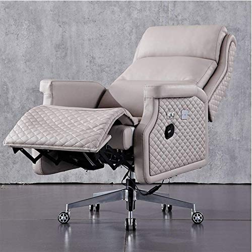 Video Game Chairs Home Office Desk Chairs Office Chairs with Lumbar Support Office Chairs & Sofas Home Office Conference Chair,Luxurious,Reception Chair with Frame Finish Ergonomic Lumbar Support,Gray