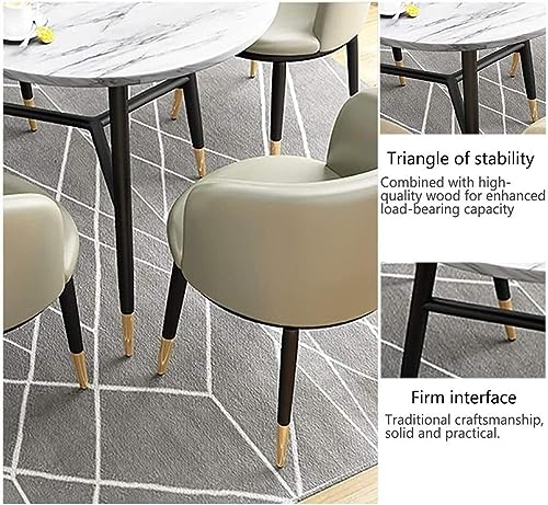 WEBERT Modern Minimalist Office Reception Room Club Table and Chair Set - Green