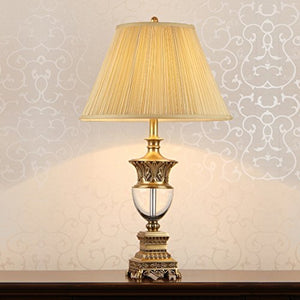 505 HZB European Crystal Lamp Room Study Bedroom Bedside Lamp