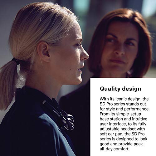 Sennheiser SD Pro 2 (506008) - Double-Sided Multi Connectivity Wireless Headset for Desk Phone & Softphone/PC Connection, Ultra Noise-Cancelling Microphone (Black)