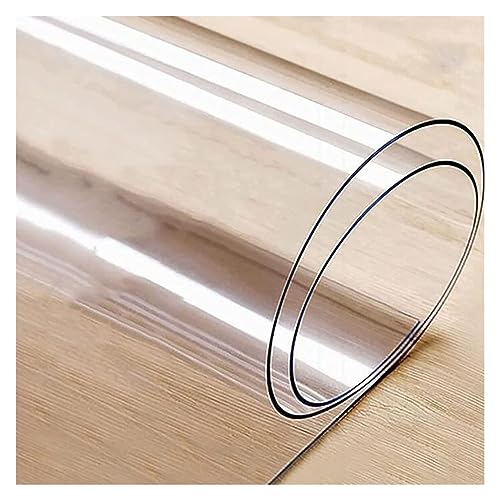 HOBBOY Clear Vinyl Hard-Floor Chair Mat Protector - Multiple Sizes