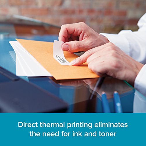 DYMO Authentic LabelWriter Mailing Address Labels for LabelWriter Label Printers (30252), White, 1 1/8" x 3 1/2", 24 rolls of 350