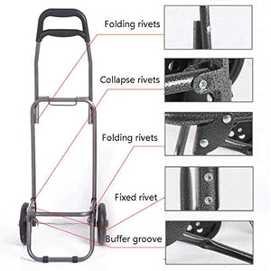 CBLdF Portable Folding Trolley Utility Cart with Wheels