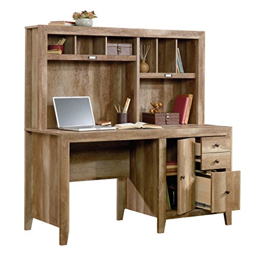 Sauder 420410 Dakota Pass Computer Desk 59.055" L x 23.543" W x 59.921" H Craftsman Oak