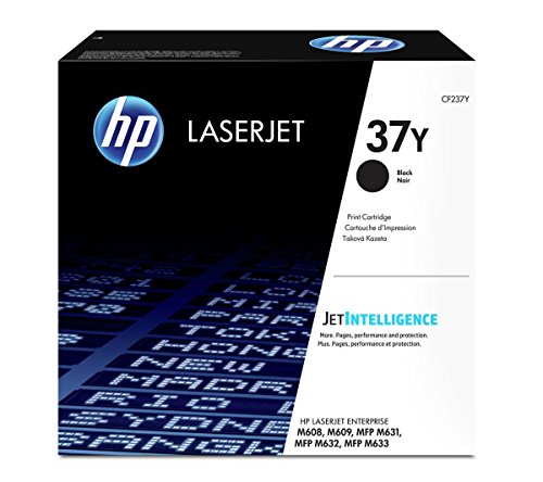 HP 37Y (CF237Y) Extra High Yield Black Toner Cartridge for HP LaserJet Enterprise M608 M609 M631 M632 M633