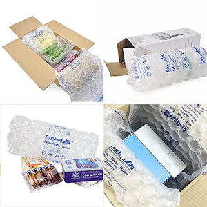 Air Cushion Machine + Packaging Air Bags Film 490', Fast Speed No Warm Up, Inflatable Packaging Air Pillows Roll Packing Supplies for Small Business