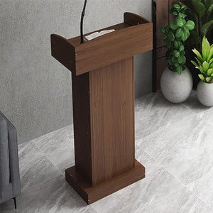 CAMBOS Lectern Podium Stand with Open Storage Drawer