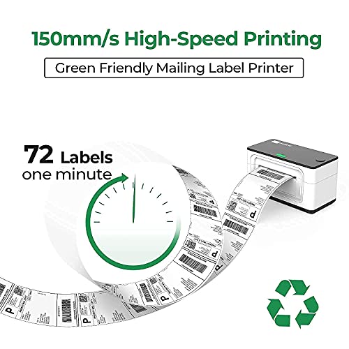 MUNBYN Label Printer with Shipping Scale for Shipping Package, UPS FedEx Mailing Weighing, Labeling
