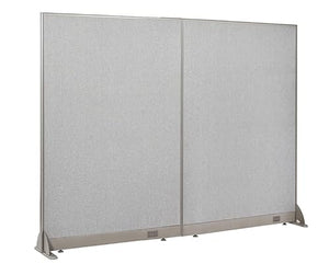 GOF Freestanding Office Partition, Large Fabric Room Divider Panel - 84" W x 72" H