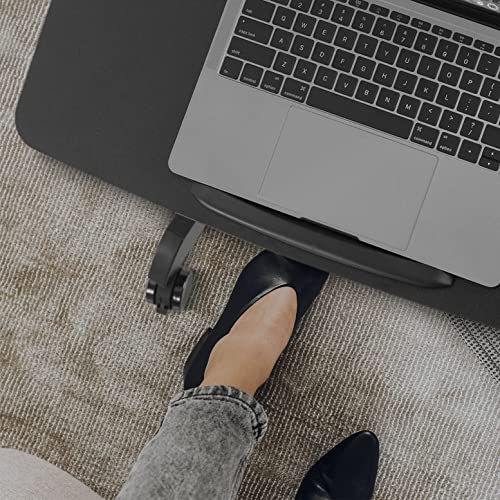 AVLT Height Adjustable Mobile Workstation with Tilting Desk - Pneumatic Standing Desk Cart