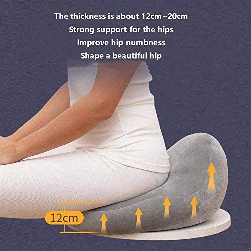 Marycan Comfortable Desk Chair Cushion, 100% Pure Memory Foam Car Seat Cushion, Coccyx Orthopedic Pad - Relieves Back, Hip, Tailbone, Sciatica Pain - Women