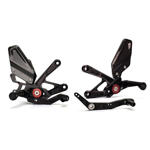 INSTR Carbon Fiber Rearset Footrest Pegs for Y&amaha YZF-R1 R1M - 2021-2023 Accessoires