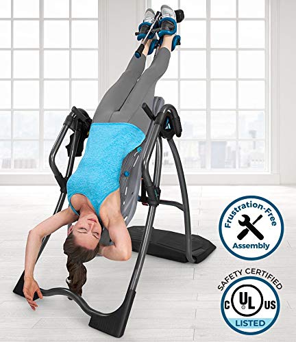 Teeter FitSpine LX9 Inversion Table, Deluxe EZ-Reach Ankle System, Back Pain Relief Kit, FDA-Registered (LX9)