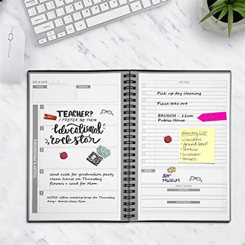 GZQDX A5 Smart Erasable Spiral Diary Notebook Office School Journal Business Gift Reusable Planner (Color : Diary Notebook, Size : A5)