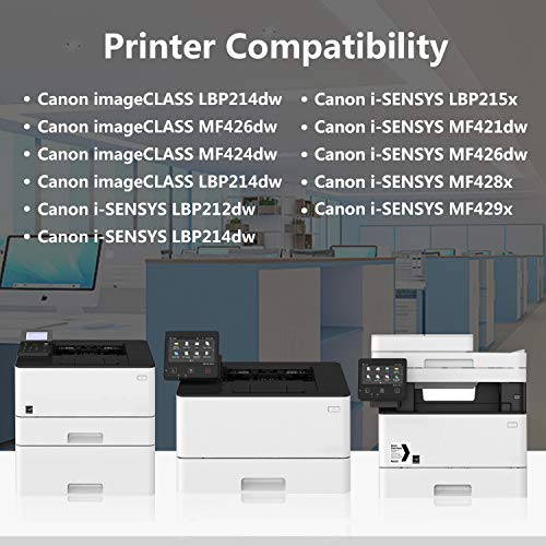 6 Black 052 | CRG-052 Toner Cartridge Replacement for Canon imageCLASS LBP214dw MF426dw MF424dw LBP214dw LBP212dw LBP214dw LBP215x MF421dw MF426dw MF428x MF429x Printer,Sold by TopInk
