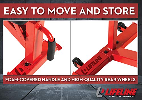 Lifeline Utility Weight Bench – Adjustable – 1,000lb Rated for Weightlifting and Strength Training