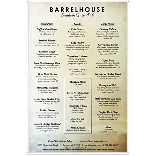 StoreSMART - Rigid Plastic Menu Covers 250-Pack - 11" x 17" - Top Loaders - HPP11X17-MENU-250