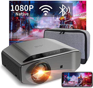 5G WiFi Bluetooth Projector, Artlii Energon 2 Outdoor Projector Support 4K, 340 ANSI Lumen 300" Display, Keystone&Zoom, Full HD Native 1080P Projector Compatible w/ TV Stick, iOS, Android, PS5
