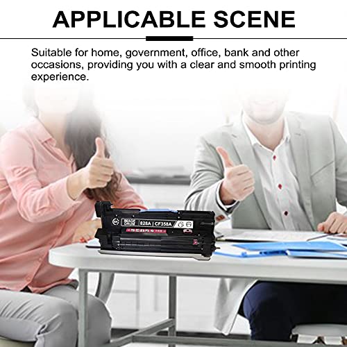 1 Pack Black 828A | CF359A Compatible Remanufactured Image Drum Replacement for HP Color Enterprise Flow MFP M880(A2W75A) M880z M880z+(A2W76A) M880z+ NFC(D7P71A) Printer
