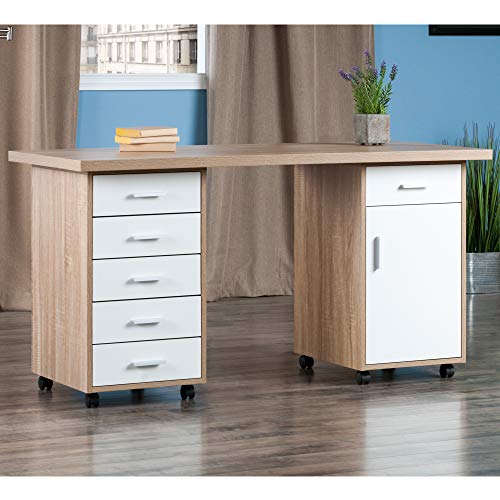 Winsome Wood Kenner Desk Set, Reclaimed Wood by Winsome