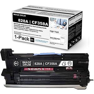 1 Pack Black 828A | CF359A Compatible Remanufactured Image Drum Replacement for HP Color Enterprise Flow MFP M880(A2W75A) M880z M880z+(A2W76A) M880z+ NFC(D7P71A) Printer
