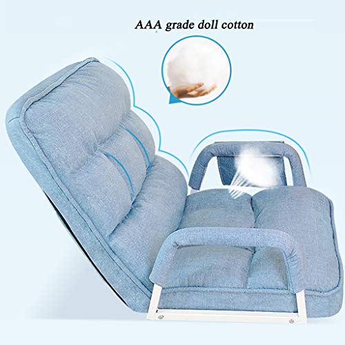 HQBL Ergonomic Home Desk Chair,Lazy Sofa Seat with Wheels,|Height Adjustable,180°Reclining,360° Swivel|with Arm,Mid-Back|for Office/Leisure/Reading/Chasing Drama