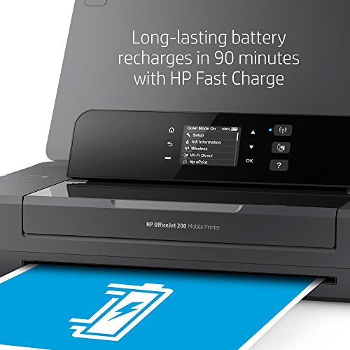 HP OfficeJet 200 Portable Printer with Wireless & Mobile Printing (CZ993A) (Renewed)