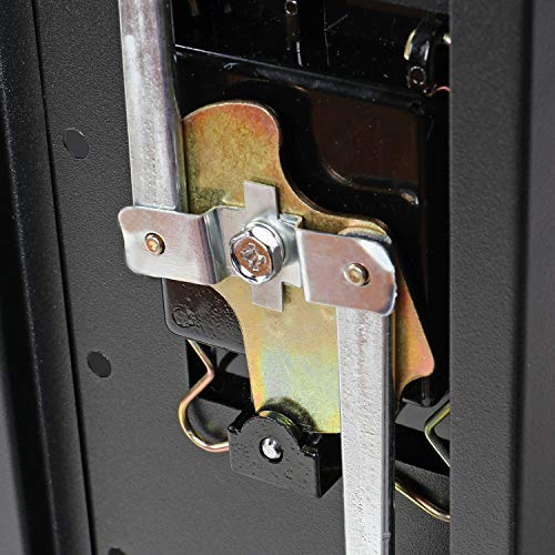 Pearington 32 Device Mobile Charging and Storage Cart for iPads, Chromebooks and Laptop Computers, Up to 13-inch Screen Size, Surge Protection, Front & Back Access Locking Cabinet