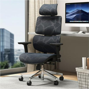 TONFARY Ergonomic Mesh Office Chair with Lumbar Support, Adjustable Headrest, 4D Armrests