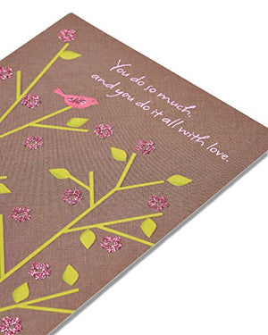 American Greetings You Do So Much Mother's Day Card with Glitter