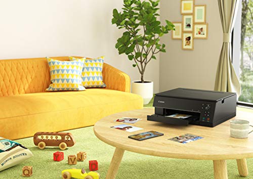Canon Pixma TS6320 Wireless All-In-One Photo Printer with Copier, Scanner and Mobile Printing, Black, Amazon Dash Replenishment
