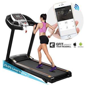 Treadmills for Home 2.25HP Electric Folding Treadmill with Incline Manual Walking Jogging Running Machine for Home Gym Cardio Treadmill Max Weight Capacity 220lbs with App Control Bluetooth Speaker