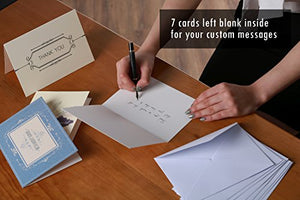 Cortesia All Occasion Premium Greeting Cards Assortment - 30 UNIQUE DESIGNS, Box set incl. Envelopes, Birthday Cards, Thank You Notes, Thinking of You, Get Well, Congratulations, Anniversary, Sympathy