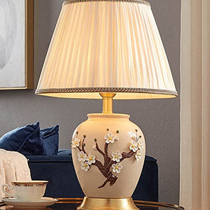 EARSHOT Desk Lamp with Fabric Lampshade - 22" H Night Light