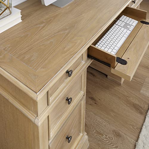 Homestyles Manor House Pedestal Desk, Brown