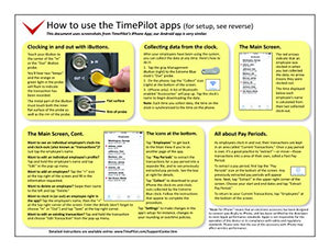 TimePilot Extreme Blue Time and Attendance System Starter Kit