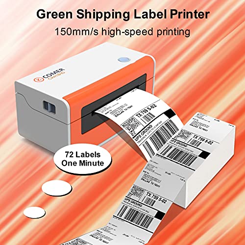 K COMER Thermal Label Printer 300DPI,4x6 Shipping Label Printer for Package,Desktop Label Maker Compatible with Amazon, Etsy, USPS, Shopify, Ebay, Work with Windows & Mac for Small Business