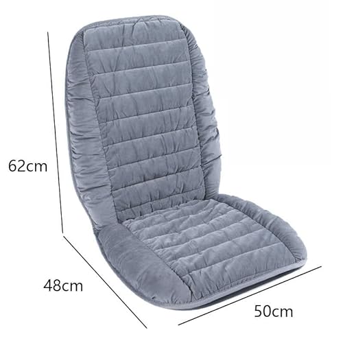 Beige Lumbar Support Office Chair Cushion - Plush Comfort Seat Pad Mat