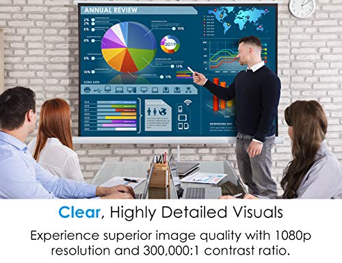 Optoma Professional Laser Projector ZH403 | 1080p | DuraCore Laser Light Source | 30,000 Hours | Crestron Compatible | 4K HDR Input | 4000 Lumens | 2-Year Warranty | White