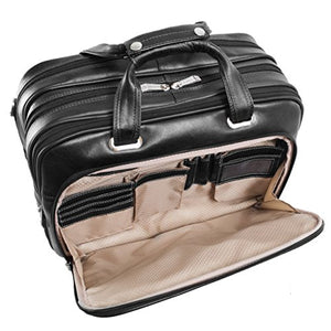 Siamod CERESOLA 46005 Black Checkpoint-Friendly 15.6" Detachable-Wheeled Laptop Case