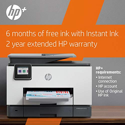 HP OfficeJet Pro 9025e Wireless Color All-in-One Printer with bonus 6 free months Instant Ink with HP+ (1G5M0A)
