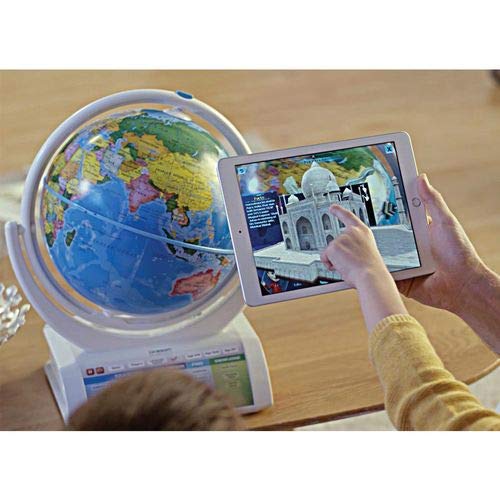 Oregon Scientific SG338R Smart Globe Explorer AR Educational World Geography Kids-Learning Toy Space Planet Science Earths Inner Core Bluetooth Pen