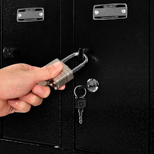Global Industrial 12-Door Tablet & Cell Phone Locker with Keyed Lock & Hasp
