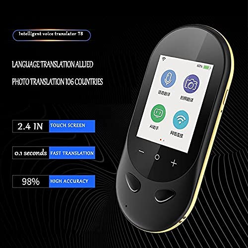 UsmAsk Language Translator Device - 72 Languages, Multi-Language Photo Translation - Golden