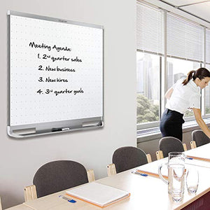 Quartet Whiteboard, White Board, Dry Erase Board, 4' x 3', Aluminum Frame, Prestige 2 Total Erase (TE544AP2)