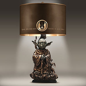 The Bradford Exchange Star Wars Jedi Master Yoda Illuminated Desk Lamp